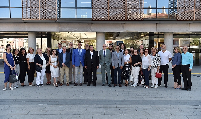 Başkan Erkek kardeş kent heyetlerini ağırladı