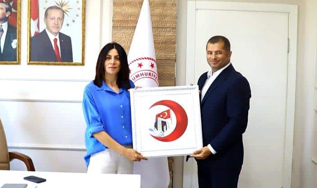 Başkan Madak'tan Müdür Hayta'ya hayırlı olsun ziyareti