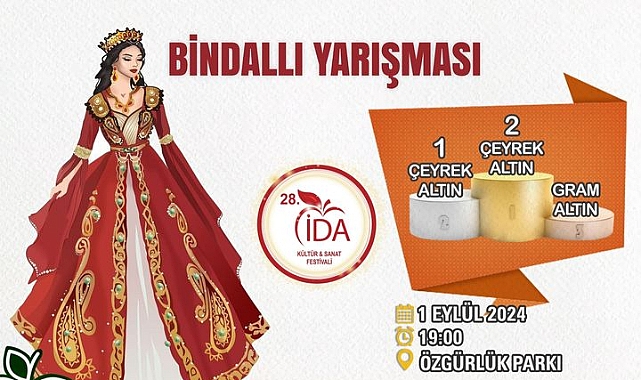 Bayramiç Belediyesi'nden bindallı yarışması