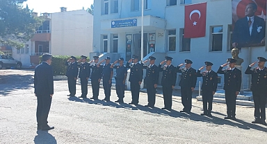 Bayramiç Kaymakamı Emrah Bütün, İlçe Jandarma Komutanlığı’nı ziyaret etti