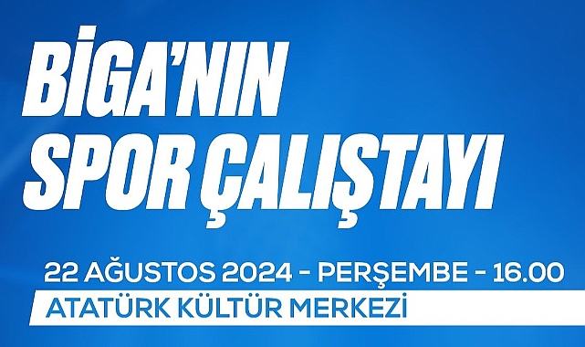 Biga’da Spor Çalıştayı