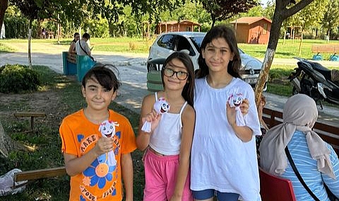 Biga’da yaz oyunları kapsamında el işi etkinliği düzenlendi