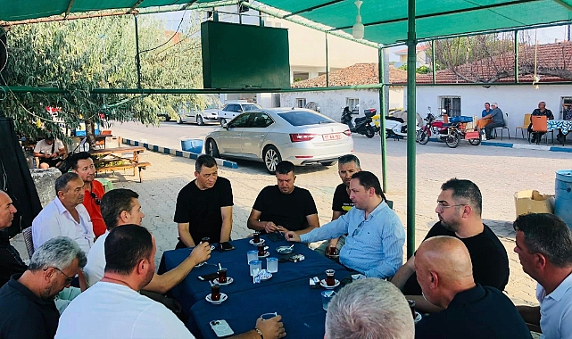 Biga Kaymakamı Ercan Kayabaşı'ndan Aksaz köyü ziyareti