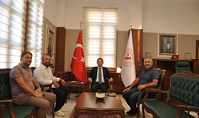 Biga Kaymakamı Ercan Kayabaşı'ya ziyaretler sürüyor