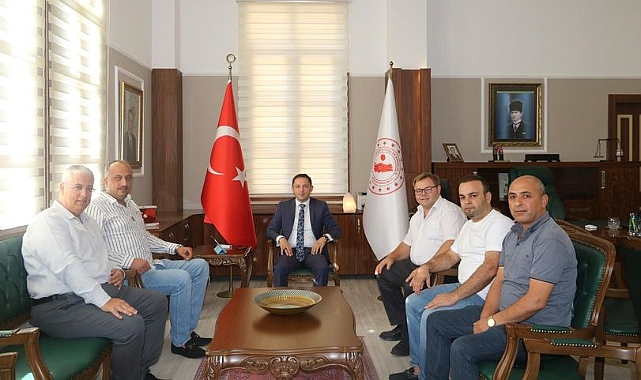 Biga Lokantacılar Odası'ndan Kaymakam Ercan Kayabaşı'na ziyaret
