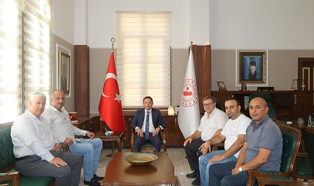 Biga Lokantacılar Odası'ndan Kaymakam Ercan Kayabaşı'ya hayırlı olsun ziyareti