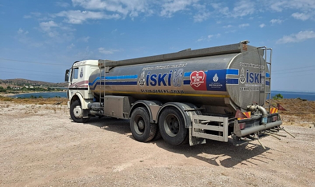 Bozcaada Belediyesi'ne İSKİ'den büyük destek