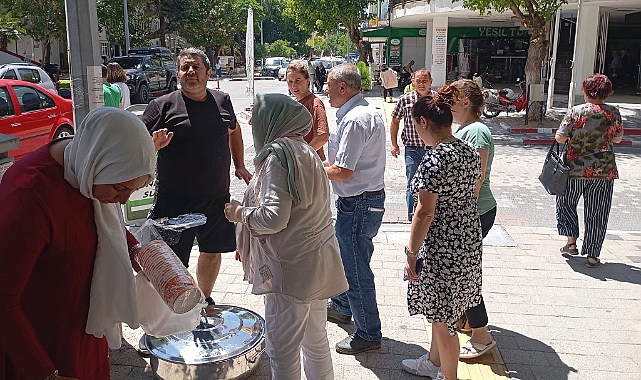Çan'da aşure hayırları devam ediyor