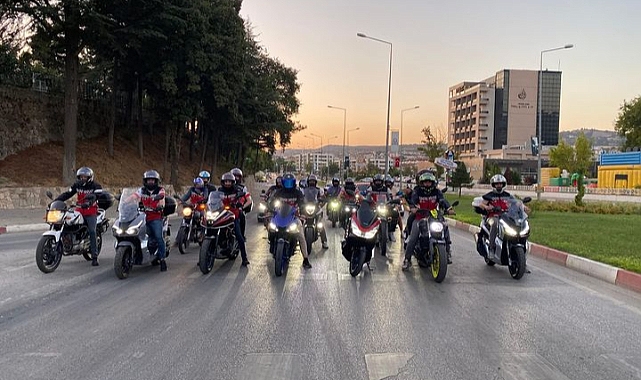 Çan Motosiklet Kulübü ve ÇAMOD’dan Çan sokaklarında örnek tur