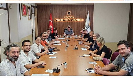Çanakkale AK Parti İl Başkanlığı'ndan haftalık il yönetim kurulu toplantısı