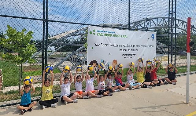 Çanakkale Belediyesi Yaz Spor Okulları bu yıl da büyük ilgi gördü