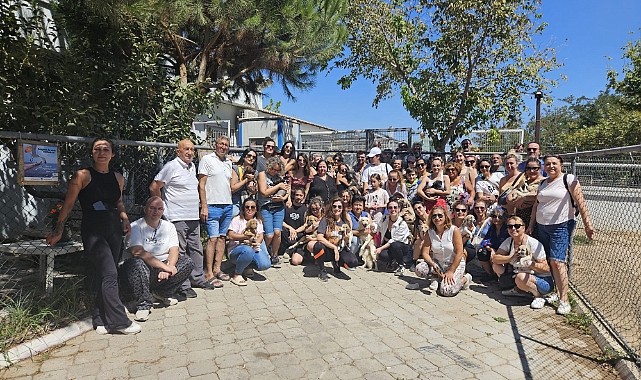 Çanakkale Morpati Derneği’nden hayvan barınağına anlamlı ziyaret