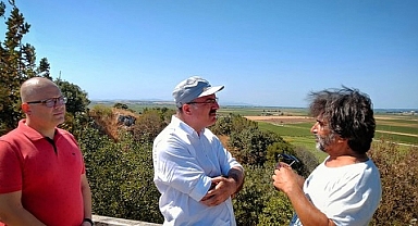 Çanakkale Valisi Doç. Dr. Ömer Toraman, Troya Ören Yeri'ni ziyaret etti