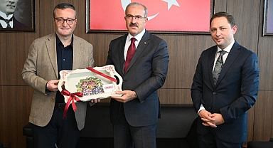 Çanakkale Valisi Ömer Toraman Biga Belediyesi’nde ziyarette bulundu