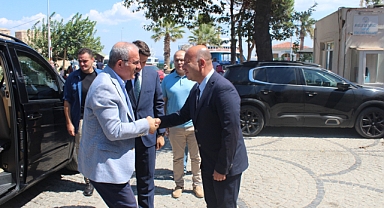 Çanakkale Valisi Ömer Toraman Bozcaada'da incelemelerde bulundu