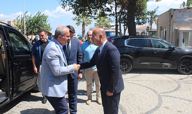 Çanakkale Valisi Ömer Toraman Bozcaada'da incelemelerde bulundu