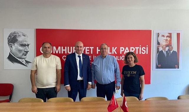 CHP İl Başkanlığı'na Selim Arıcı'dan veda ziyareti