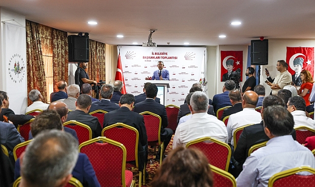 CHP İl Belediye Başkanları toplandı