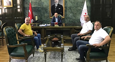 Dadaşlar Palet Firmasından Kaymakam Dr. Emre Nebioğlu'na ziyaret