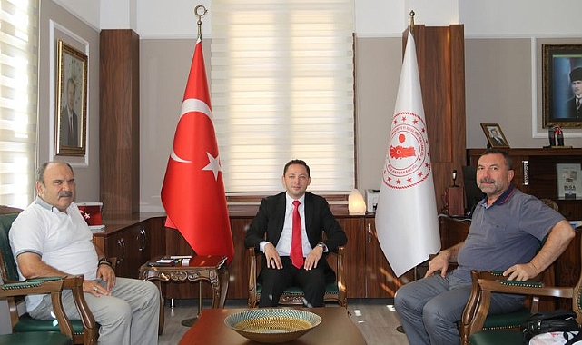 Danıştay Üyesi Bilal Çalışkan'dan Biga Kaymakamı Ercan Kayabaşı'na ziyaret