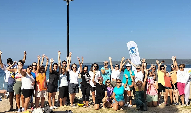 Dardanos Halk Plajı'nda Nörogelişimsel Yoga Etkinliği