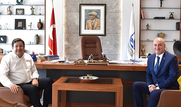 Emniyet Müdürü Selim Arıcı'dan Muharrem Erkek'e  veda ziyareti