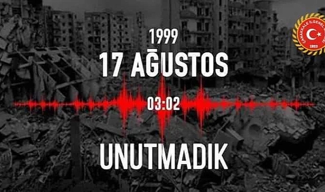 Ertuğrul'dan 17 Ağustos depremi anması