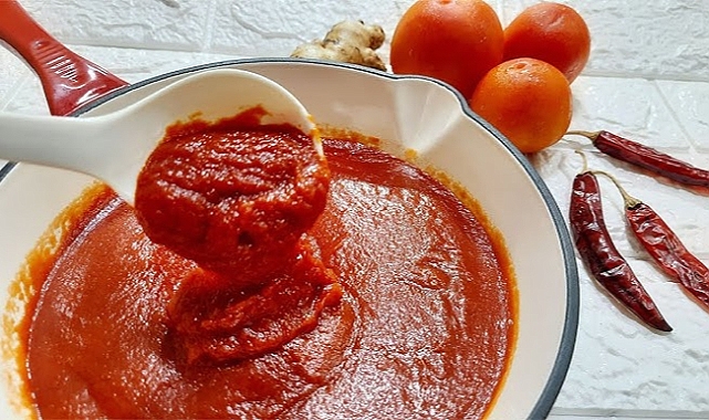 Evde ketçap yapımı