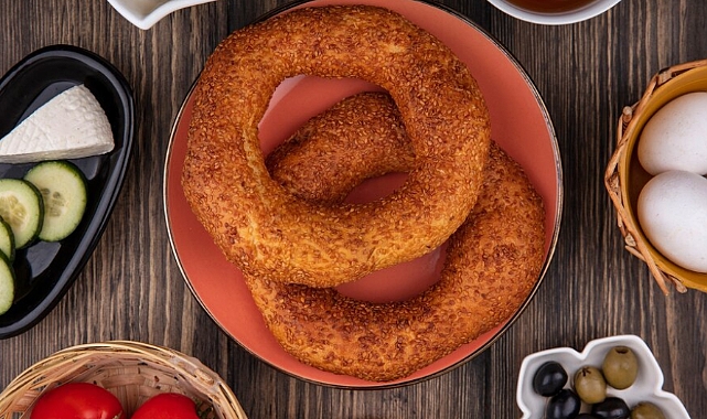 Evde simit yapımı