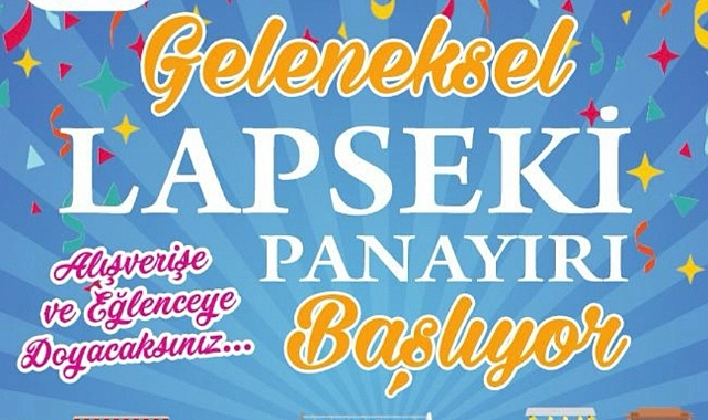 Geleneksel Lapseki Panayırı başlıyor!
