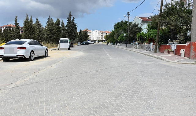 Gelibolu’da 32 bin metrekare parke taşı döşendi