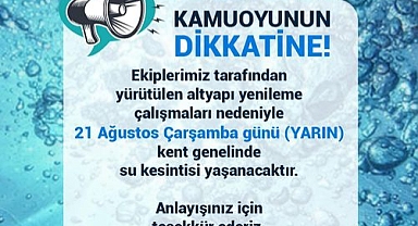 Gelibolu'da bugün ilçe genelinde su kesintisi yaşanacak