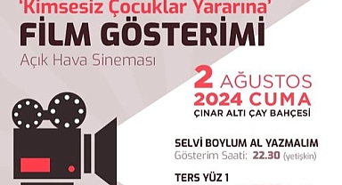 Gelibolu’da kimsesiz çocuklar için film gösterimi