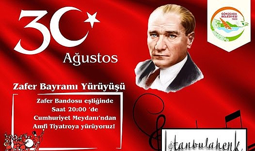 Gökçeada’da 30 Ağustos Zafer Bayramı etkinliği