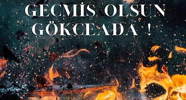 Gökçeada'da yangınlar söndürüldü
