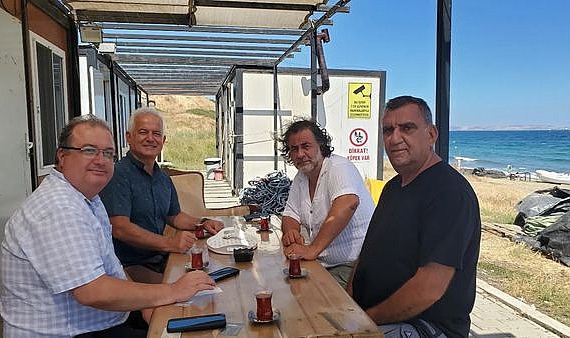 Güneşhan ve İl Başkanı Levent Gürbüz, Karla Mühendislik Su Ürünleri İşletmesini ziyaret etti