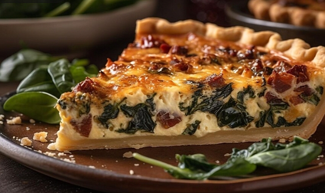 Ispanaklı sucuklu tart