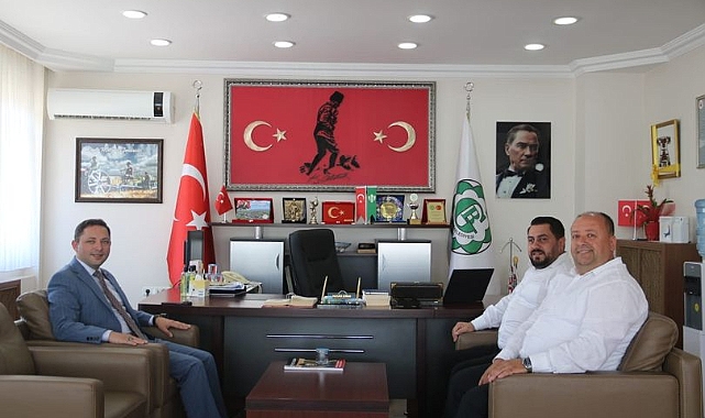 Kayabaşı'ndan Gümüşçay Belediye Başkanı Hasan Kırım'a iade-i ziyaret