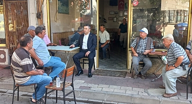 Kaymakam Emrah Bütün esnaf ve vatandaşlarla görüştü
