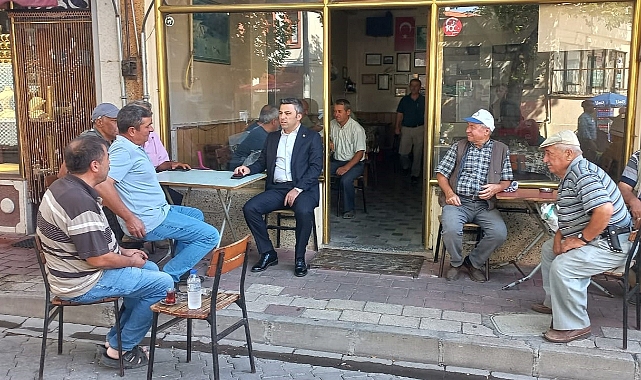 Kaymakam Emrah Bütün esnaf ve vatandaşlarla görüştü