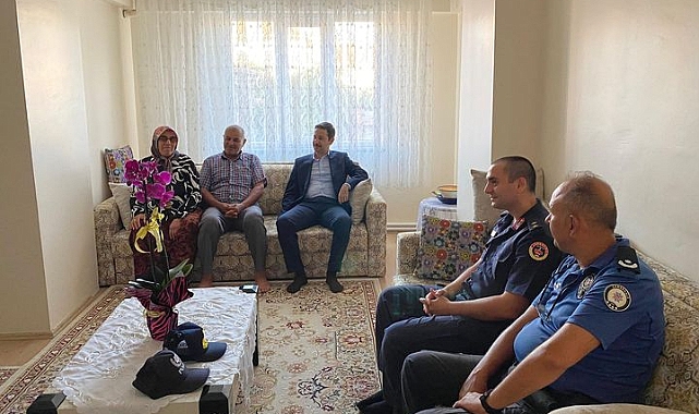 Kaymakam İrdelp'ten Şehit ailesine ziyaret