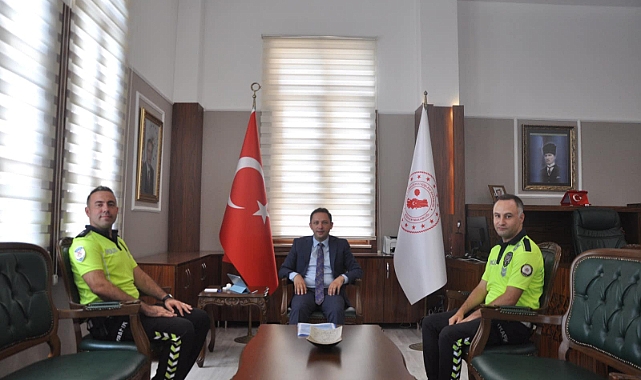 Kaymakam Kayabaşı konuklarını ağırladı