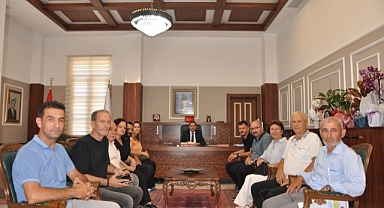 Kaymakam Kayabaşı'na hayırlı olsun ziyareti