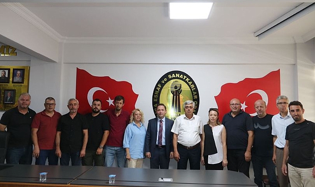 Kaymakam Kayabaşı'ndan Esnaf ve Sanatkarlar Odası'na iade-i ziyaret
