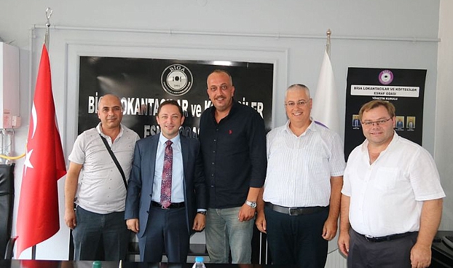 Kaymakam Kayabaşı'ndan Lokantacılar Odası'na iade-i ziyaret