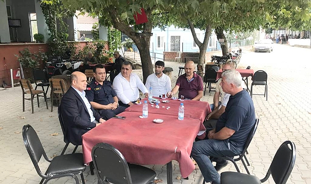 Kaymakam Nebioğlu, Söğütalan, Bilaller ve Yaykın köylerinde incelemelerde bulundu