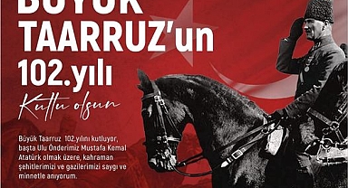 Kepez Belediyesi'nden Büyük Taarruz'un 102. yıl dönümü anması