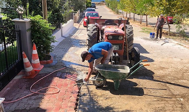 Küçükkuyu'da çeşitli noktalarda çalışmalar sürüyor
