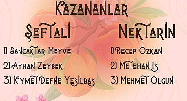 Lapseki Şeftali Festivali kazananları açıklandı