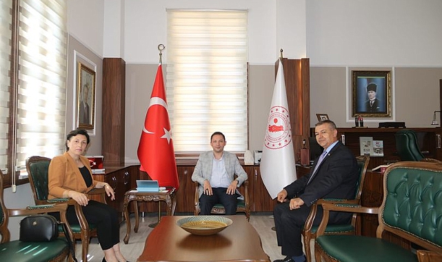 LÖSEV Çanakkale İl Temsilcisi Mehtap Çetin'den Kaymakam Ercan Kayabaşı'na ziyaret